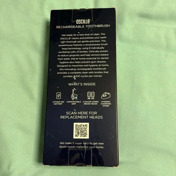 NIB Conair Oscilla8 rechargeable toothbrush - Picture 3 of 5